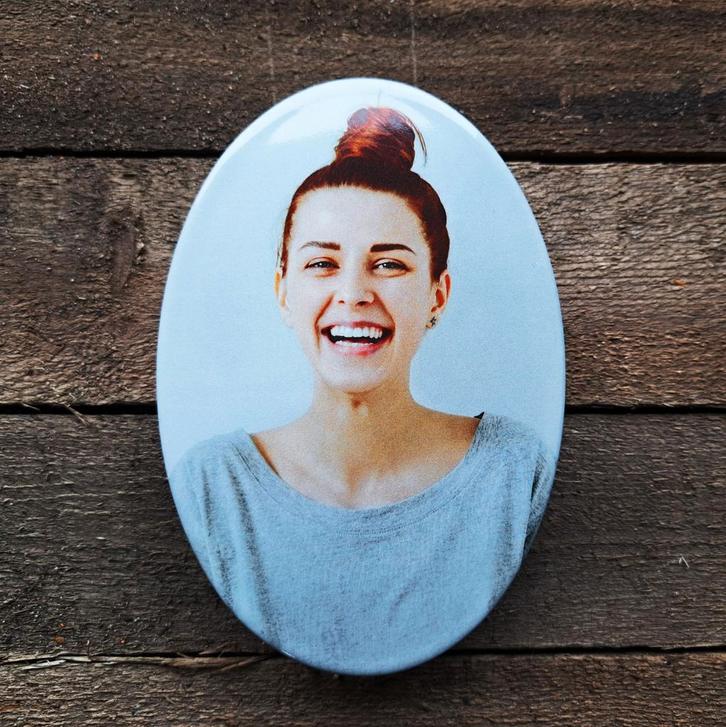 Foto bord grafmonument emaille ovaal, Verzamelen, Merken en Reclamevoorwerpen, Verzenden