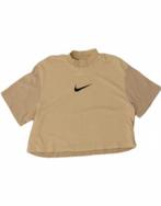 NIKE Womens Oversized Crop T-Shirt Top UK 10 Small Green, Kleding | Dames, Verzenden, Nieuw