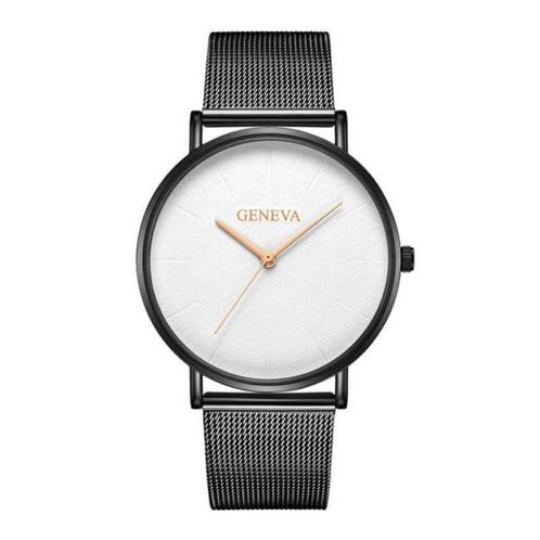 Luxe Dames Horloge - Anoloog Uurwerk Mesh Bandje voor, Sieraden, Tassen en Uiterlijk, Smartwatches, Nieuw, Verzenden