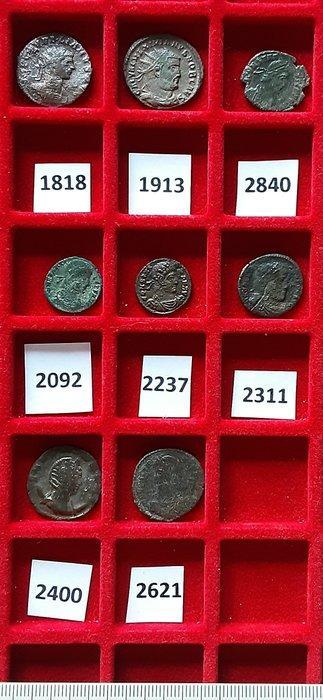 Romeinse Rijk Lot of 17 Æ coins 3rd - 4th century AD (Zonder, Postzegels en Munten, Munten | Europa | Niet-Euromunten