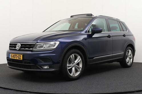 Zakelijke Lease |  Volkswagen Tiguan 2.0 TDI 150 PK Aut. Bus, Auto's, Volkswagen, Dealer onderhouden, Lease, Zwart, Automaat, SUV of Terreinwagen