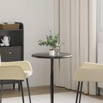 vidaXL Tafelblad Ø50x2,5 cm marmer zwart, Huis en Inrichting, Tafels | Eettafels, Verzenden, Nieuw