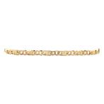 Gouden armband fantasie 21 cm 14 krt, Sieraden, Tassen en Uiterlijk, Armbanden, Ophalen of Verzenden, Nieuw