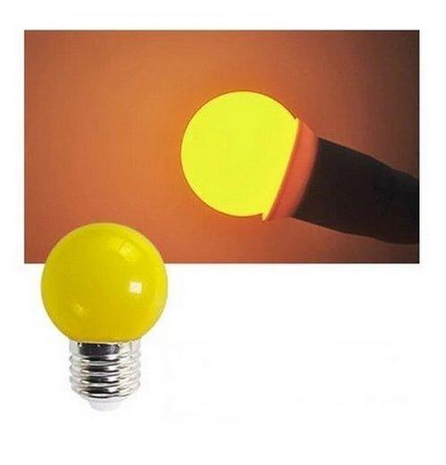 E27 Party ledlamp 1,5 watt Geel Mini IP65, Huis en Inrichting, Lampen | Overige, Verzenden