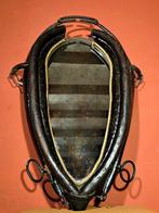 Standaard - Hout, Leder, Smeedijzer - Paardenspiegels, Antiek en Kunst, Curiosa en Brocante