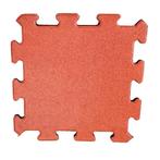 Rubber puzzeltegel rood met EPDM toplaag - 25 mm -, Tuin en Terras, Verzenden, Nieuw