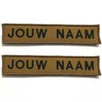 NAAMLINT Laten Maken in Desert! Airsoft Leger Naam Patch, Verzamelen, Ophalen of Verzenden