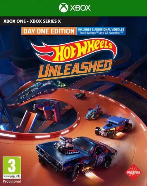 Hot Wheels Unleashed-Day One Edition (Xbox One) Gebruikt, Spelcomputers en Games, Games | Xbox One, Zo goed als nieuw, Ophalen of Verzenden