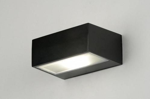 Rietveld Wandlampen - Zwart - Metaal, Aluminium, Huis en Inrichting, Lampen | Wandlampen, Verzenden