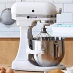 Kitchenaid 5KPM5EWH Keukenmachine Wit - 4,83L, Ophalen of Verzenden, Gebruikt