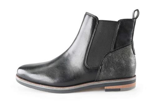 Marco Tozzi Chelsea boots in maat 40 Zwart | 10% extra, Kleding | Dames, Schoenen, Zwart, Zo goed als nieuw, Overige typen, Verzenden