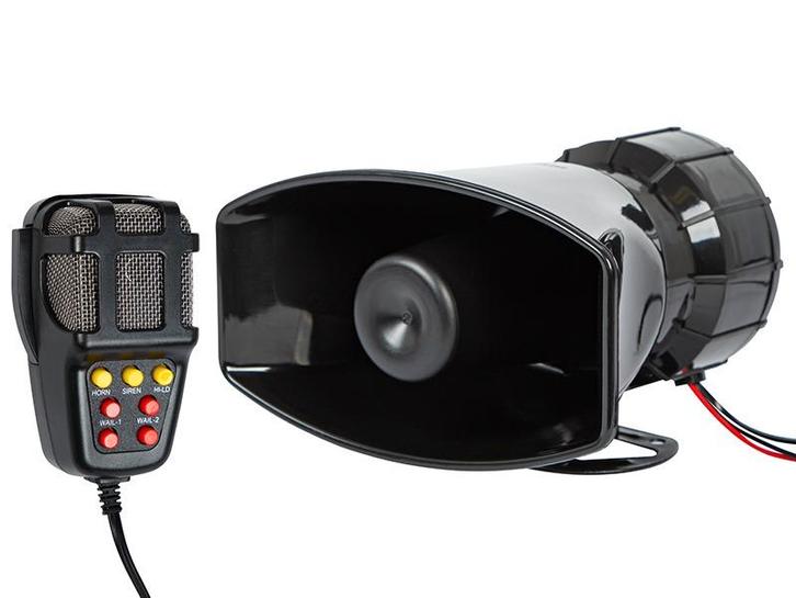 Megafoon - met 7 Tonen sirene - 108dB, Auto diversen, Auto-accessoires, Nieuw, Ophalen of Verzenden