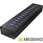 ICY BOX IB-AC6113 13-Port USB 3.0 Hub, Computers en Software, USB Sticks, Verzenden, Nieuw, ICY BOX