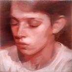 Erwin van Krey - Musing boy, Antiek en Kunst