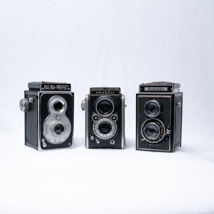 Haking, Ferrania, Richter KW Halina Perfect / Elioflex /, Audio, Tv en Foto, Fotocamera's Analoog