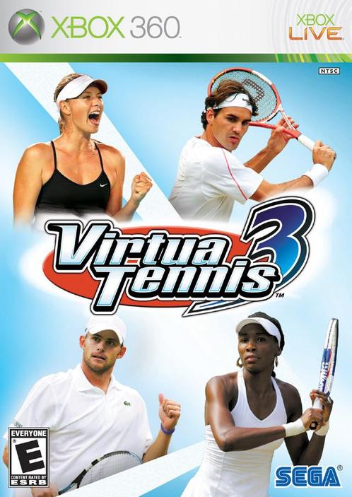 Virtua Tennis 3 (Xbox 360), Spelcomputers en Games, Games | Xbox 360, Gebruikt, Verzenden