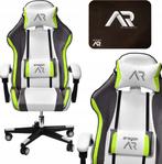 Thuiswerk Stoel Wit-Grijs Limoen | Verstelbaar | Scherpe..., Overige kleuren, Nieuw, Ophalen of Verzenden, Bureaustoel