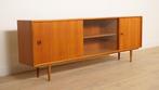 Vintage dressoir | Japandi | Glazen schuifdeur | TV meubel |, Ophalen of Verzenden, Nieuw