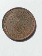 België. Leopold I. 2 Centimes 1844 with dot (Zonder