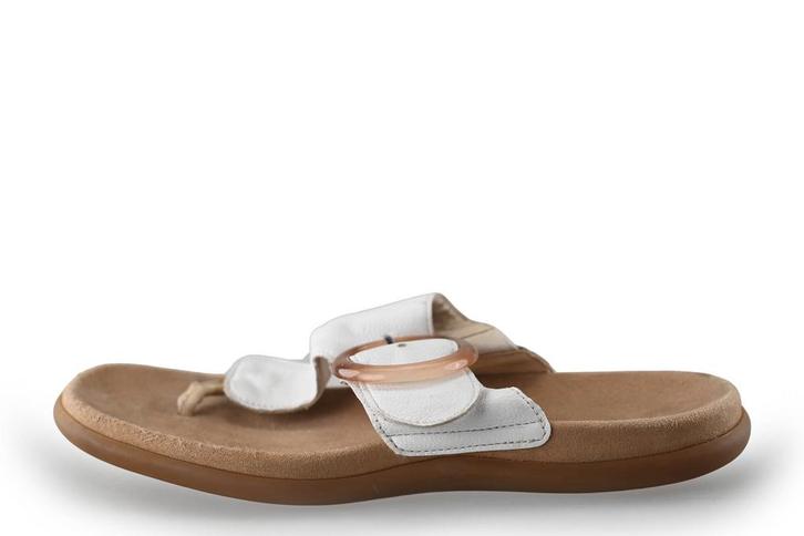 Gabor Slippers in maat 39 Wit, Kleding | Dames, Schoenen, Wit, Gedragen, Slippers, Verzenden