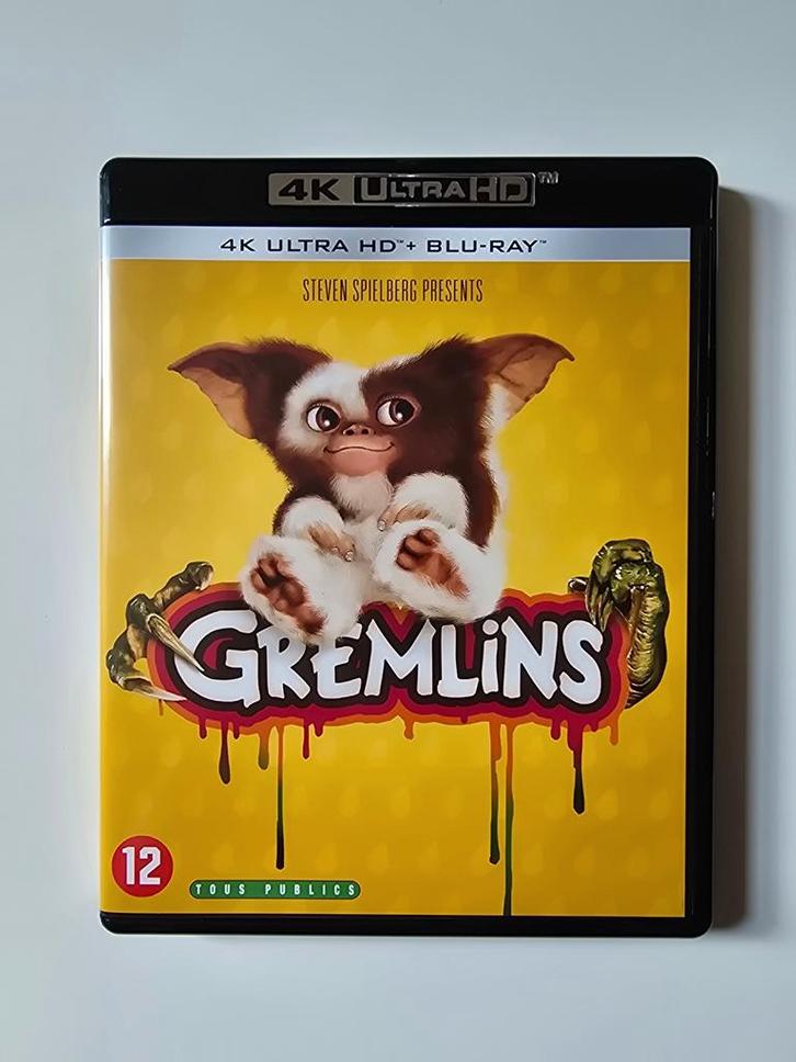 GREMLINS (4K ULTRA HD + BLURAY), Cd's en Dvd's, Blu-ray, Gebruikt, Verzenden