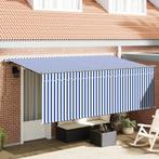 vidaXL Zonnescherm met Screen Crème 350 x 200 x 120 cm Stof,, Verzenden, Nieuw