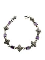 Zonder Minimumprijs - Armband Zilver Amethist - 7,20 Kt., Sieraden, Tassen en Uiterlijk, Armbanden, Nieuw