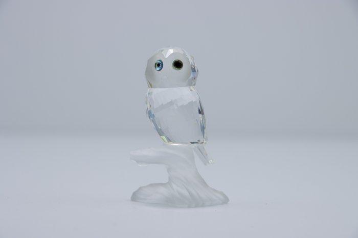 Figuur - Swarovski Crystal - Uil op stam (Boxed) - Kristal, Antiek en Kunst, Curiosa en Brocante