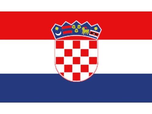 Kroatische boot vlag 20 x 30 cm, Watersport en Boten, Accessoires en Onderhoud, Nieuw, Ophalen of Verzenden