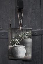 Deco bordje kruik met olijftak 22 x 15 cm, Ophalen of Verzenden, Nieuw