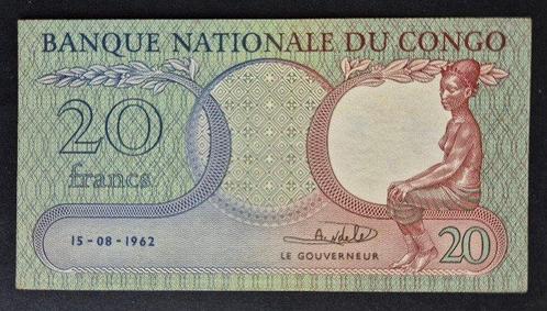 Congo. - 20 and 50 Francs - 1962 - Pick 4a, Pick 5a (Zonder, Postzegels en Munten, Munten | Nederland