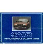 1982 SAAB 900 INSTRUCTIEBOEKJE NEDERLANDS, Auto diversen, Handleidingen en Instructieboekjes