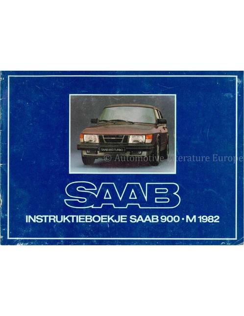 1982 SAAB 900 INSTRUCTIEBOEKJE NEDERLANDS, Auto diversen, Handleidingen en Instructieboekjes