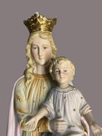 Beeld, Maria met kind - O.L.V. met Jezus - 38 cm - Biscuit, Antiek en Kunst