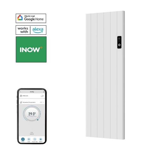 elektrische designradiator verticaal H160 x B54 cm - Wit 2, Doe-het-zelf en Verbouw, Verwarming en Radiatoren, Ophalen of Verzenden