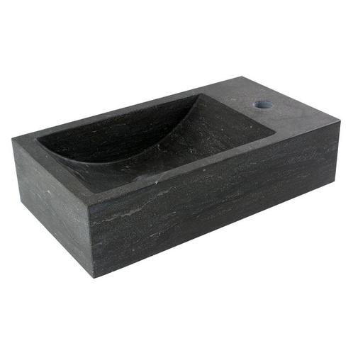 Hardstenen fonteintje Saniflex recto rechts, Doe-het-zelf en Verbouw, Sanitair, Nieuw, Verzenden