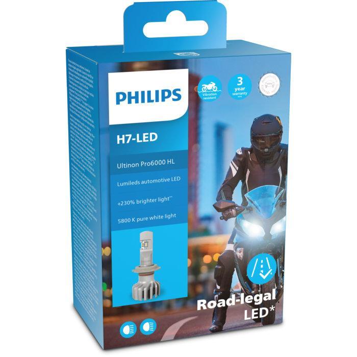 Philips H7-LED Ultinon Pro6000 HL 11972U6000X1 Motorfiets, Motoren, Tuning en Styling, Verzenden