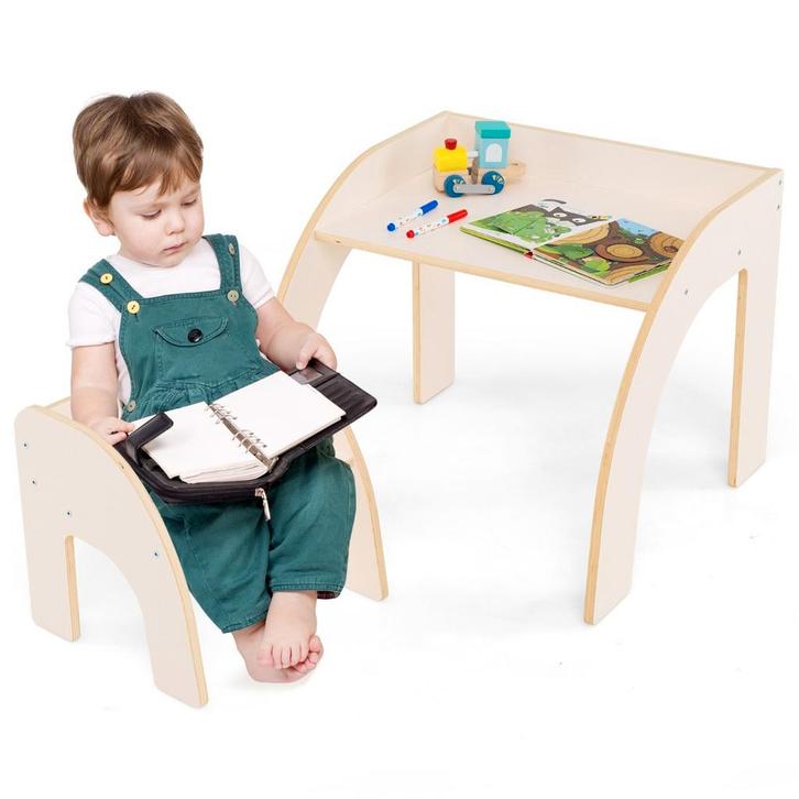 LIVSK Kindermeubelset - Kindertafel en Stoel - Ergonomisch e, Kinderen en Baby's, Kinderkamer | Tafels en Stoelen, Nieuw, Verzenden