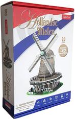 3D Puzzel - Molen LED (65 stukjes) | CubicFun - Puzzels, Hobby en Vrije tijd, Verzenden, Nieuw