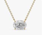 Hanger - 14 karaat Geel goud - 0.94ct. tw. Diamant