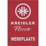 Wandbord Reclamebord Kreidler werkplaats Florett bord metaal, Rechthoekig Staand, A4 of kleiner, Nieuw, Ophalen of Verzenden