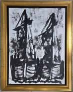 Anton Heyboer (1924-2005) - Boten aan de kade, Antiek en Kunst