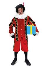 Luxe Piet Pak Rood Fluweel XXL + Gratis Schmink Fluwelen Pie, Diversen, Sinterklaas, Nieuw, Ophalen of Verzenden