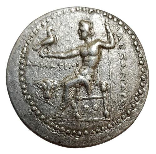 Macedonië Tetradrachm Rhodes mint ca. 201-190 BC, Postzegels en Munten, Munten | Europa | Niet-Euromunten