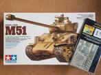 Tamiya 35323 Israeli tank M51 1:35 + Aber PE set, Verzenden, Nieuw, Tamiya