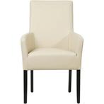 Leren eetkamerstoel Just met armleuning - Toledo Betulla, Huis en Inrichting, Stoelen, Bohemian, Eigentijds, Klassiek, Retro, Romantisch, Scandinavisch