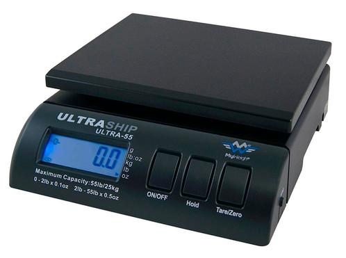MyWeigh Ultraship-55 25kg x 2gr/10gr postweegschaal, Doe-het-zelf en Verbouw, Weegschalen, Verzenden