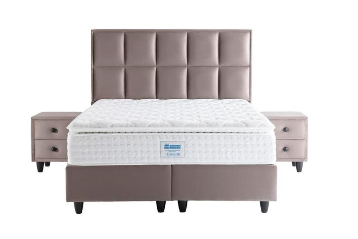 Opberg Boxspring Armoni - diverse maten, Huis en Inrichting, Slaapkamer | Boxsprings, Nieuw, Tweepersoons, Verzenden