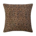 Kussen Geitensuède luipaard camel 45x45cm (Capra Aegagrus, Verzenden, Nieuw