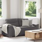 vidaXL 2-zitsbank grijs 140 cm kunstleer, Huis en Inrichting, Banken | Bankstellen, Verzenden, Nieuw, Tweepersoons, Leer